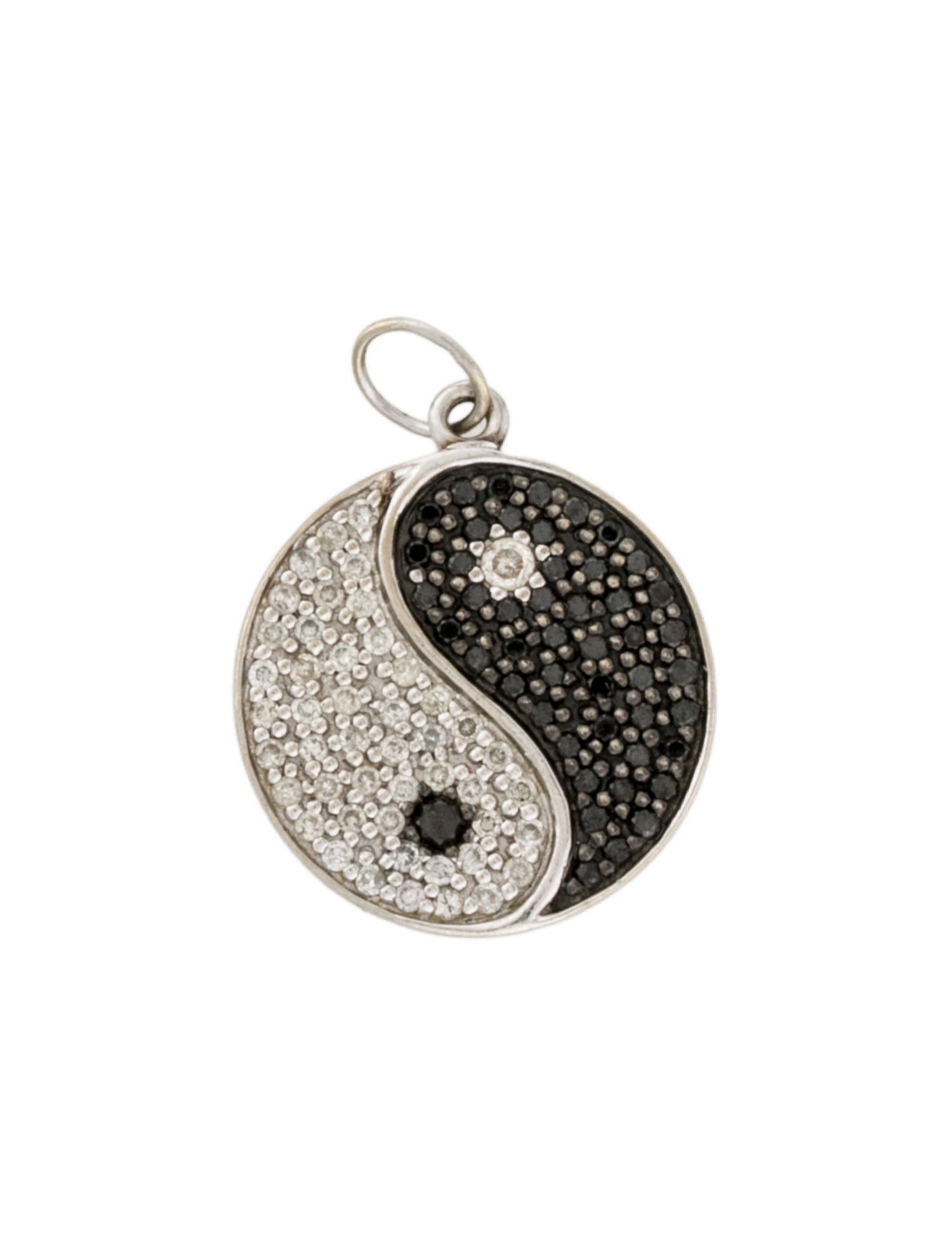 Sydney Evan 14K Diamond Large Yin Yang Pendant