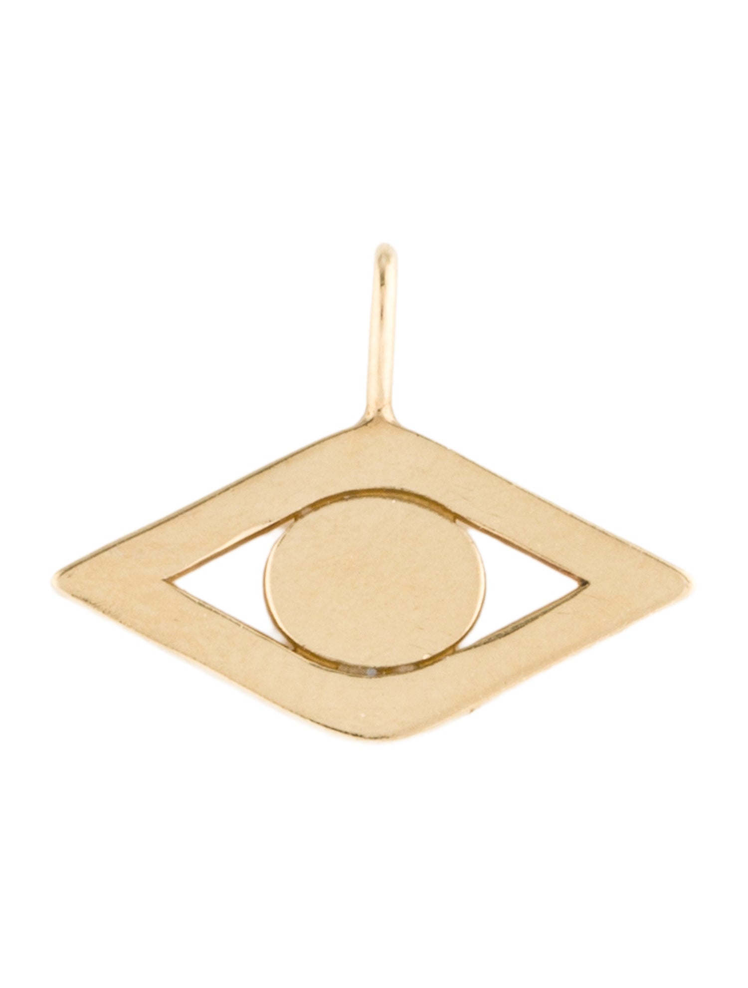 Sydney Evan 14K EYE Charm Pendant