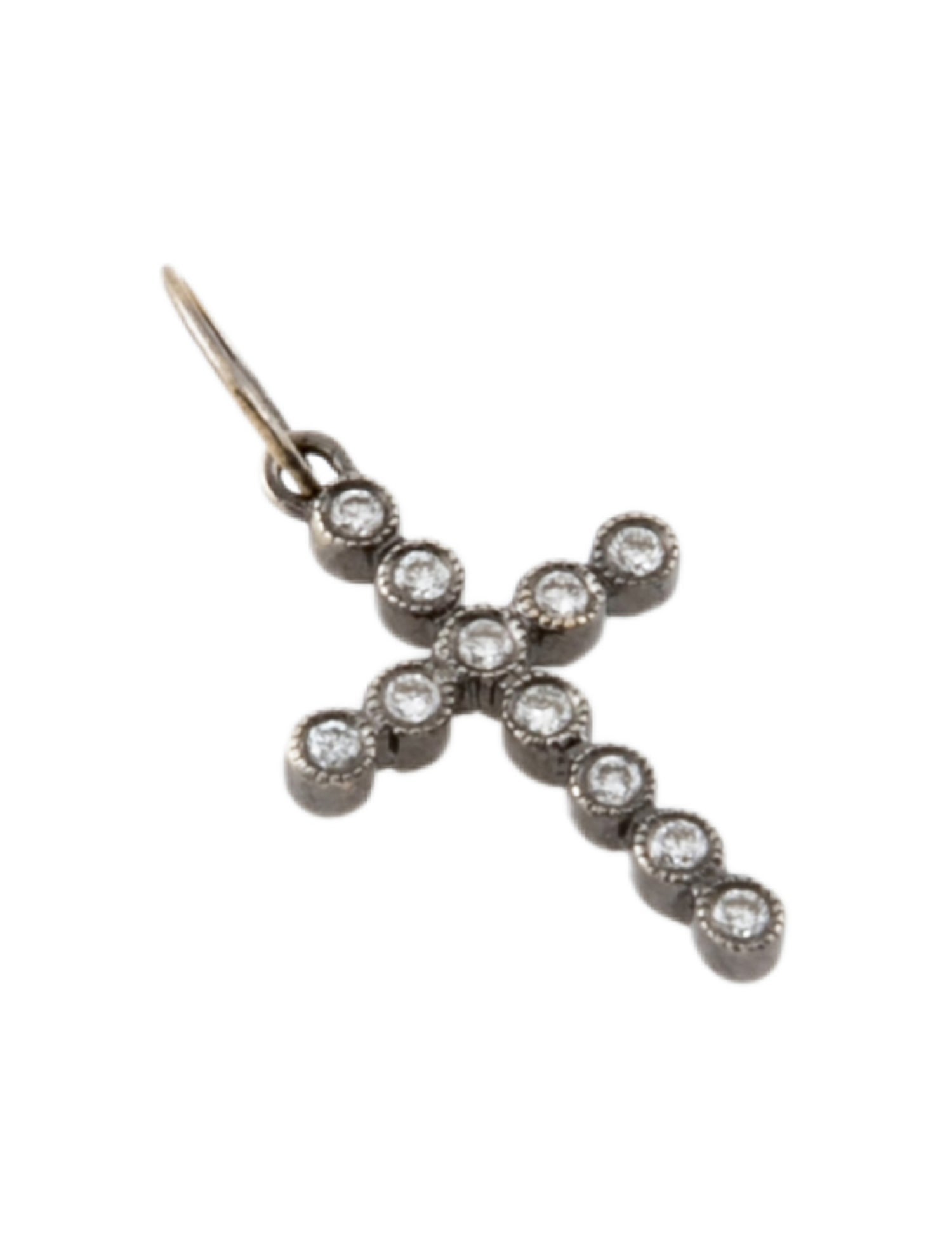 Sydney Evan 14K Diamond Cross Charm Pendant