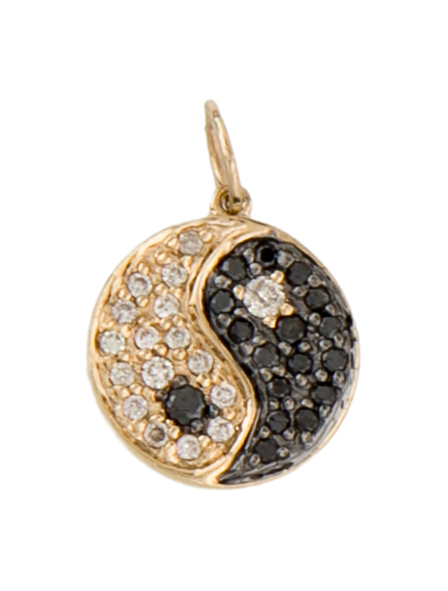 Sydney Evan 14K Diamond Yin Yang Charm