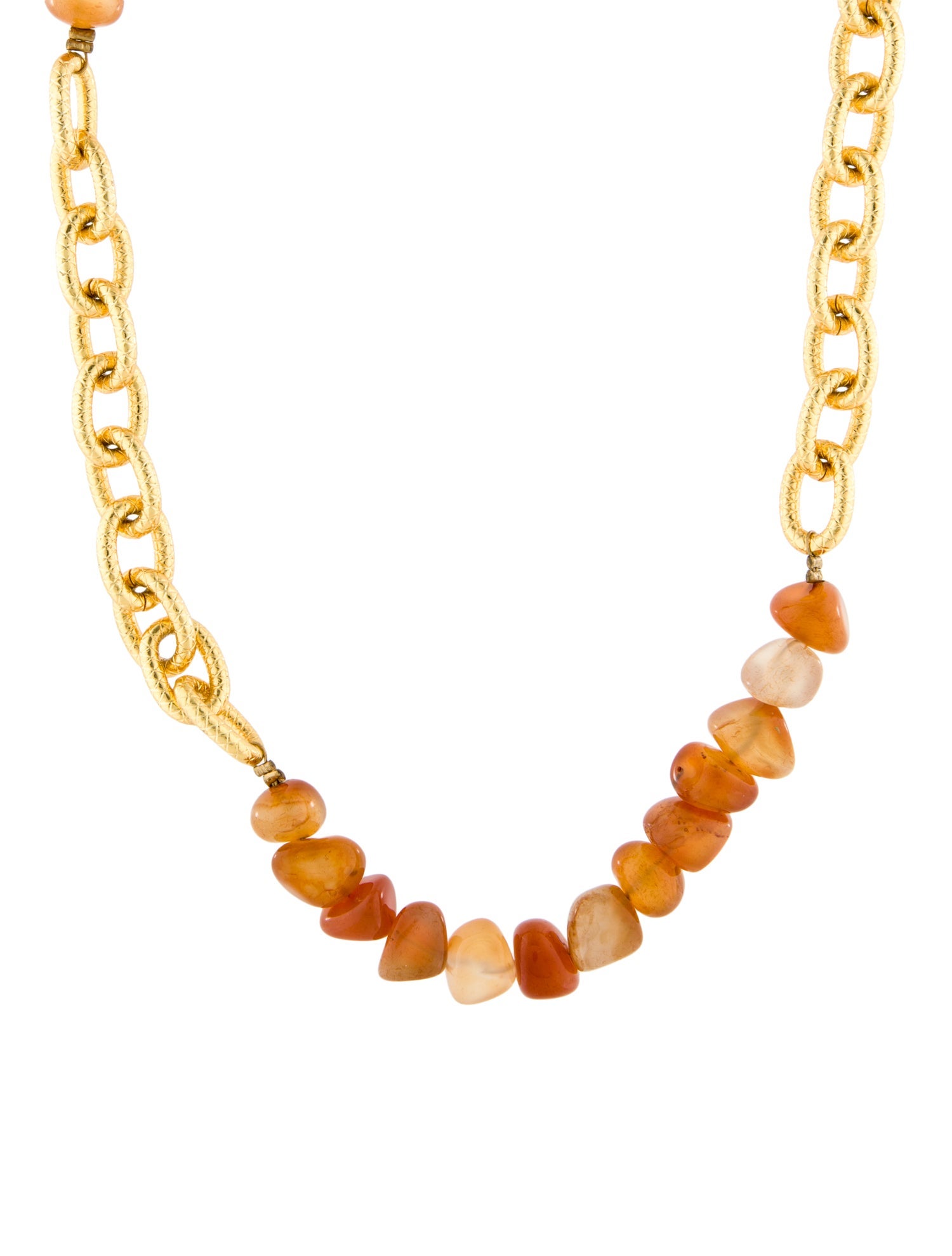 Sylvia Toledano Stone Link Chain Necklace