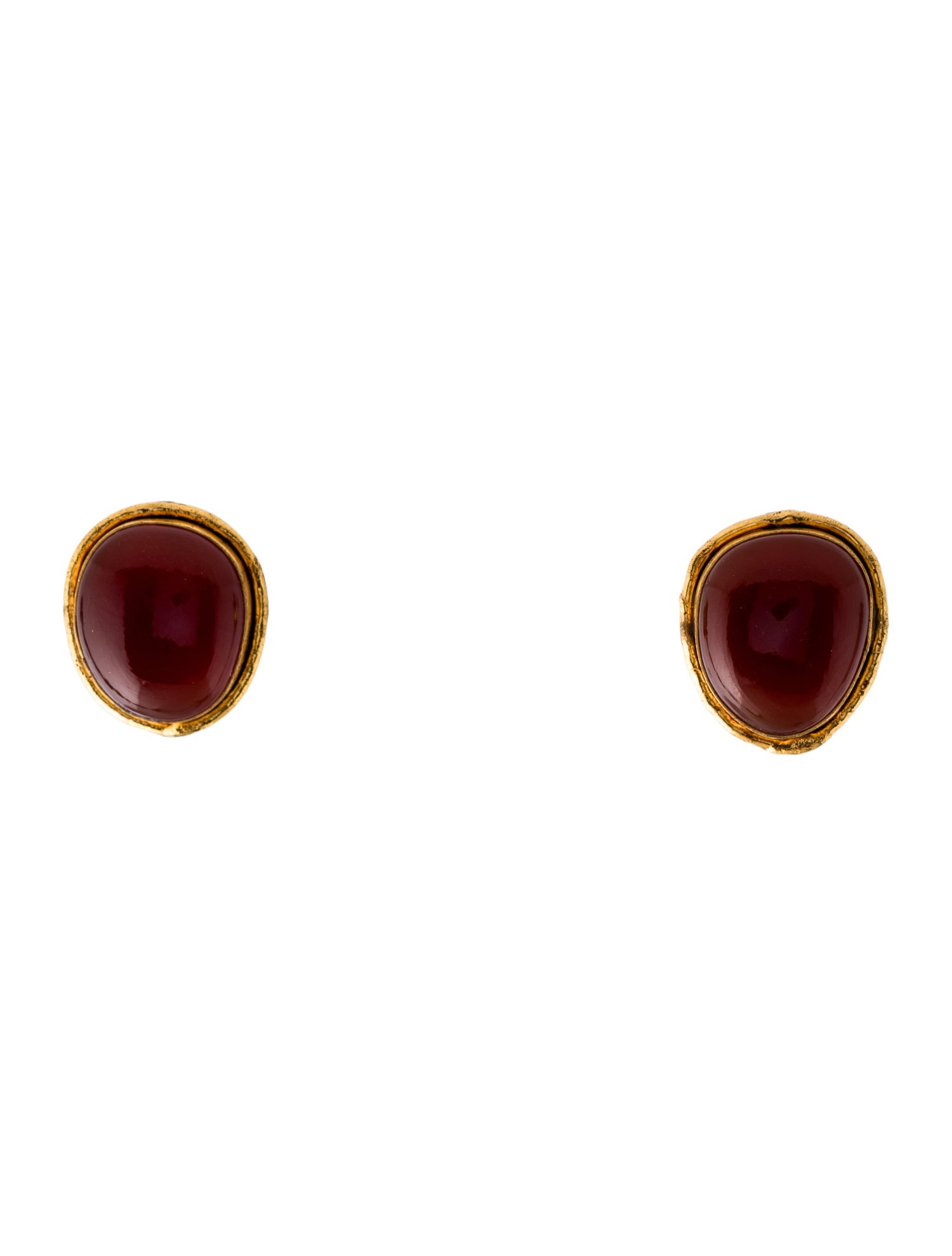 Sylvia Toledano Stone Clip-On Earrings