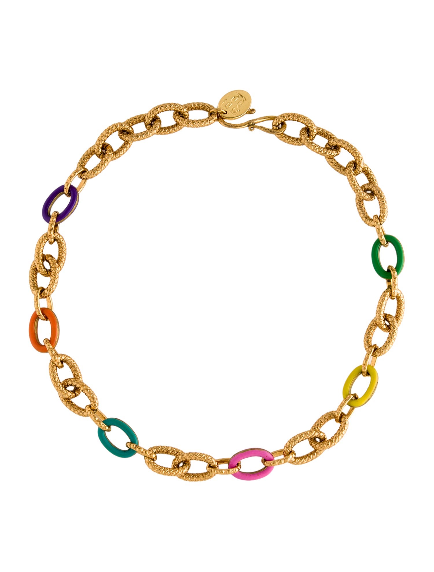 Sylvia Toledano Enamel Atlantis Necklace