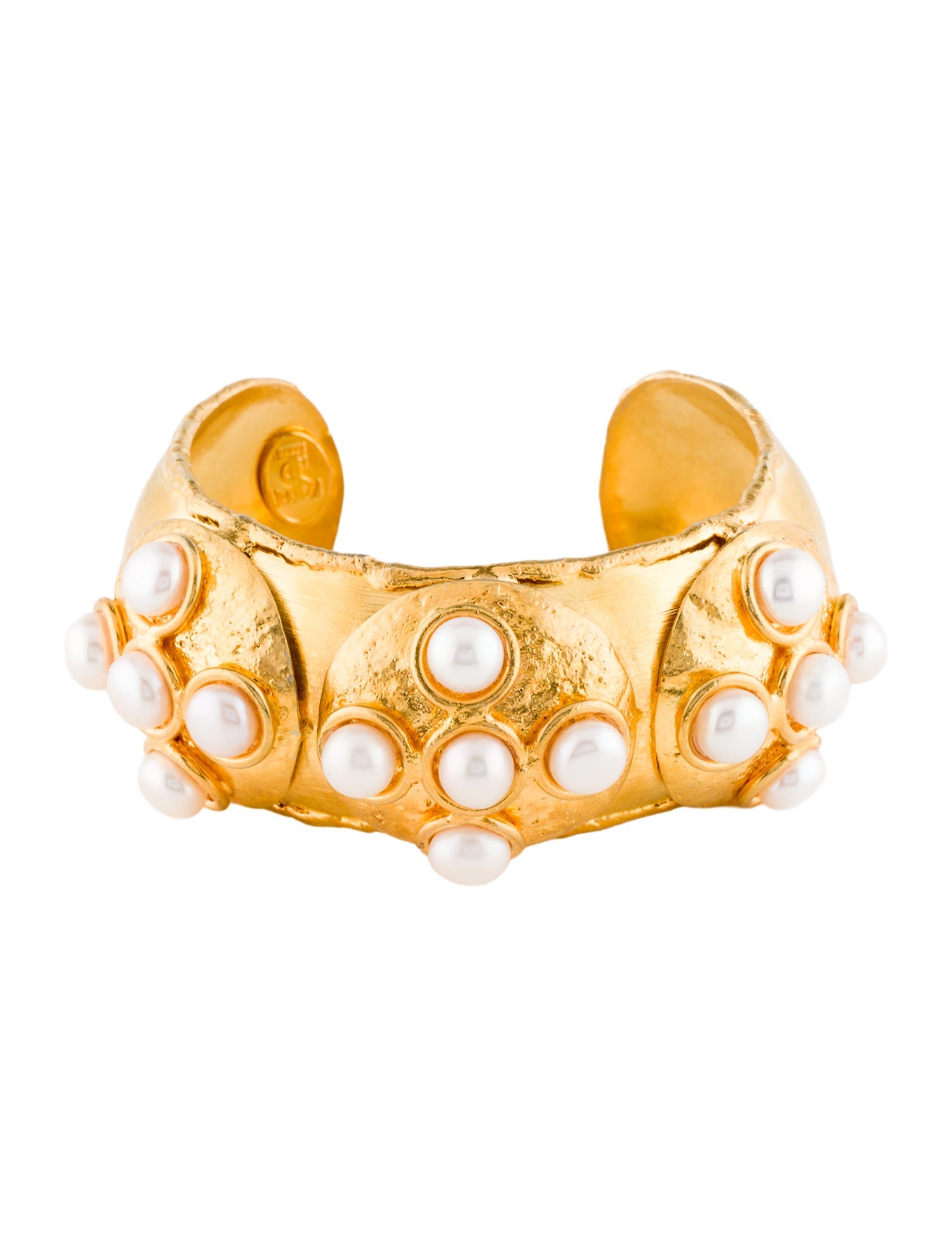 Sylvia Toledano Pearl Theodora Cuff Bracelet