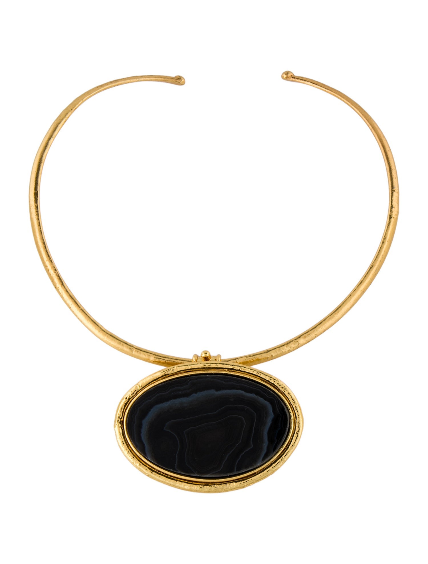 Sylvia Toledano Stone Pendant Collar Necklace