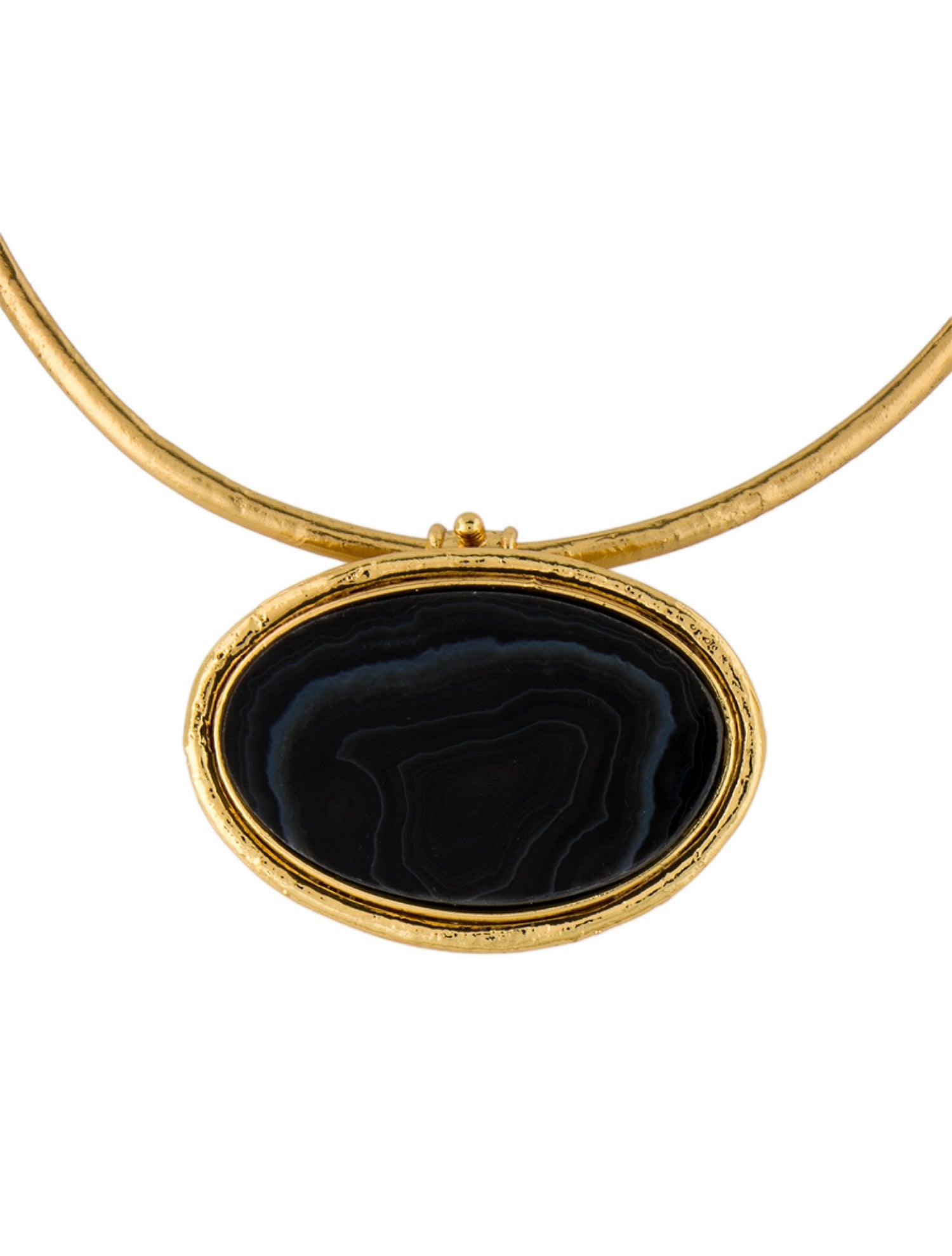 Sylvia Toledano Stone Pendant Collar Necklace