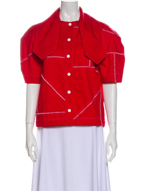 Symonds Pearmain 2019 Square Neckline Button-Up To