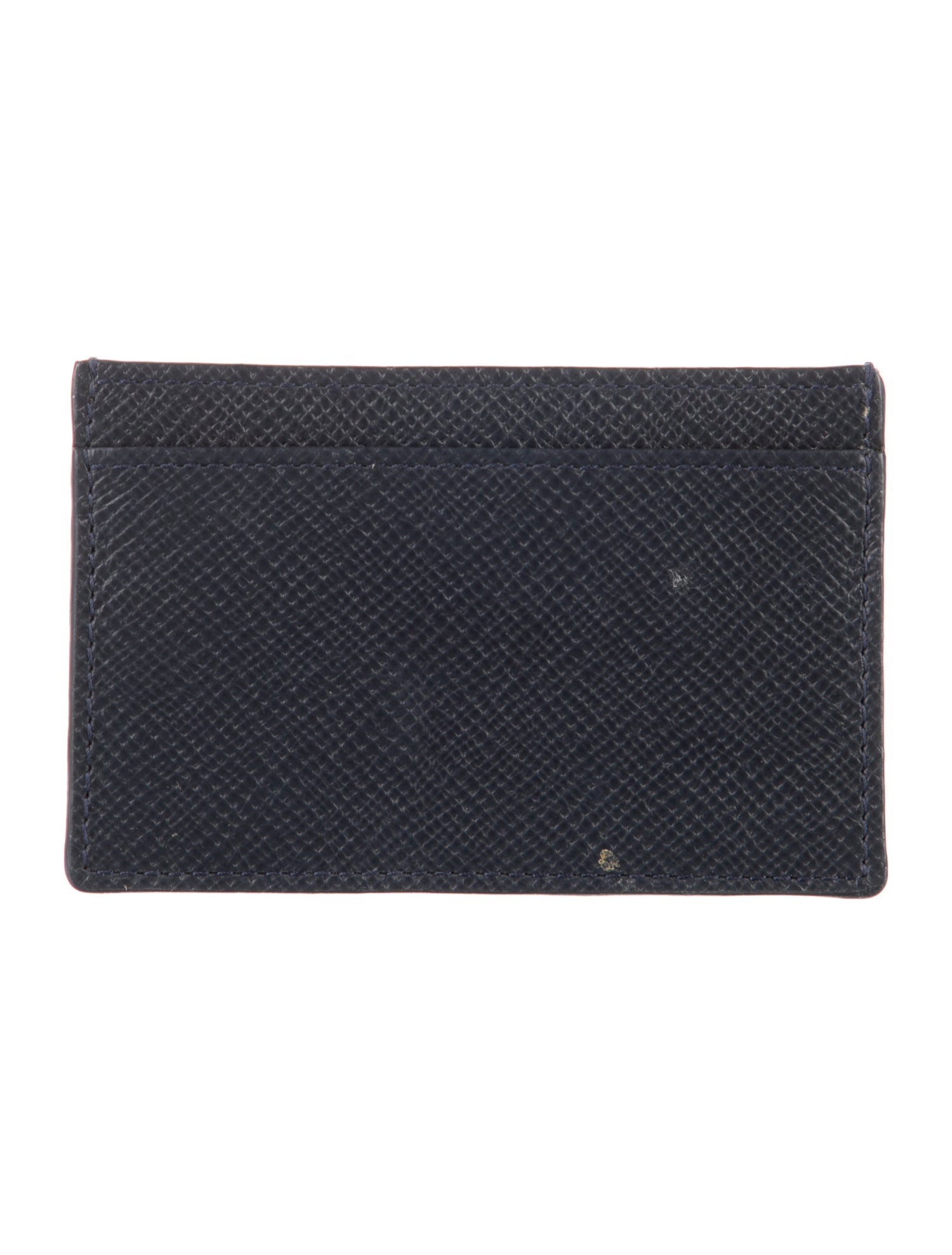 Smythson Leather Printed Card Holder