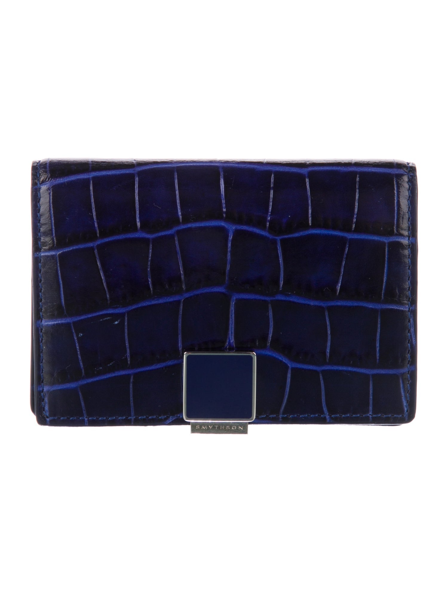 Smythson Alligator Card Holder