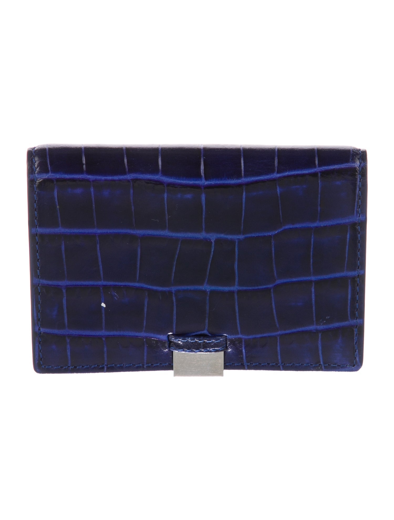 Smythson Alligator Card Holder