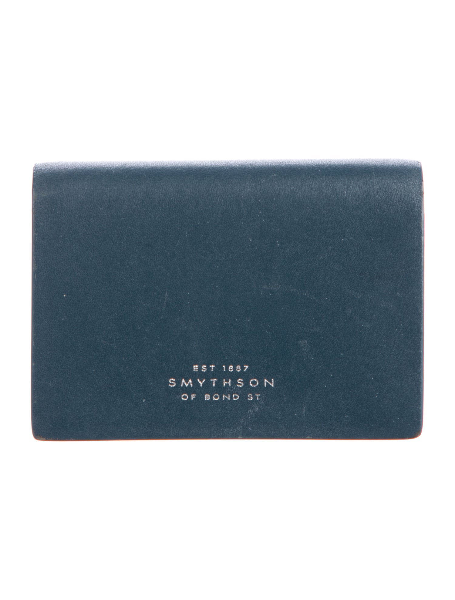 Smythson Leather Printed Bifold Wallet