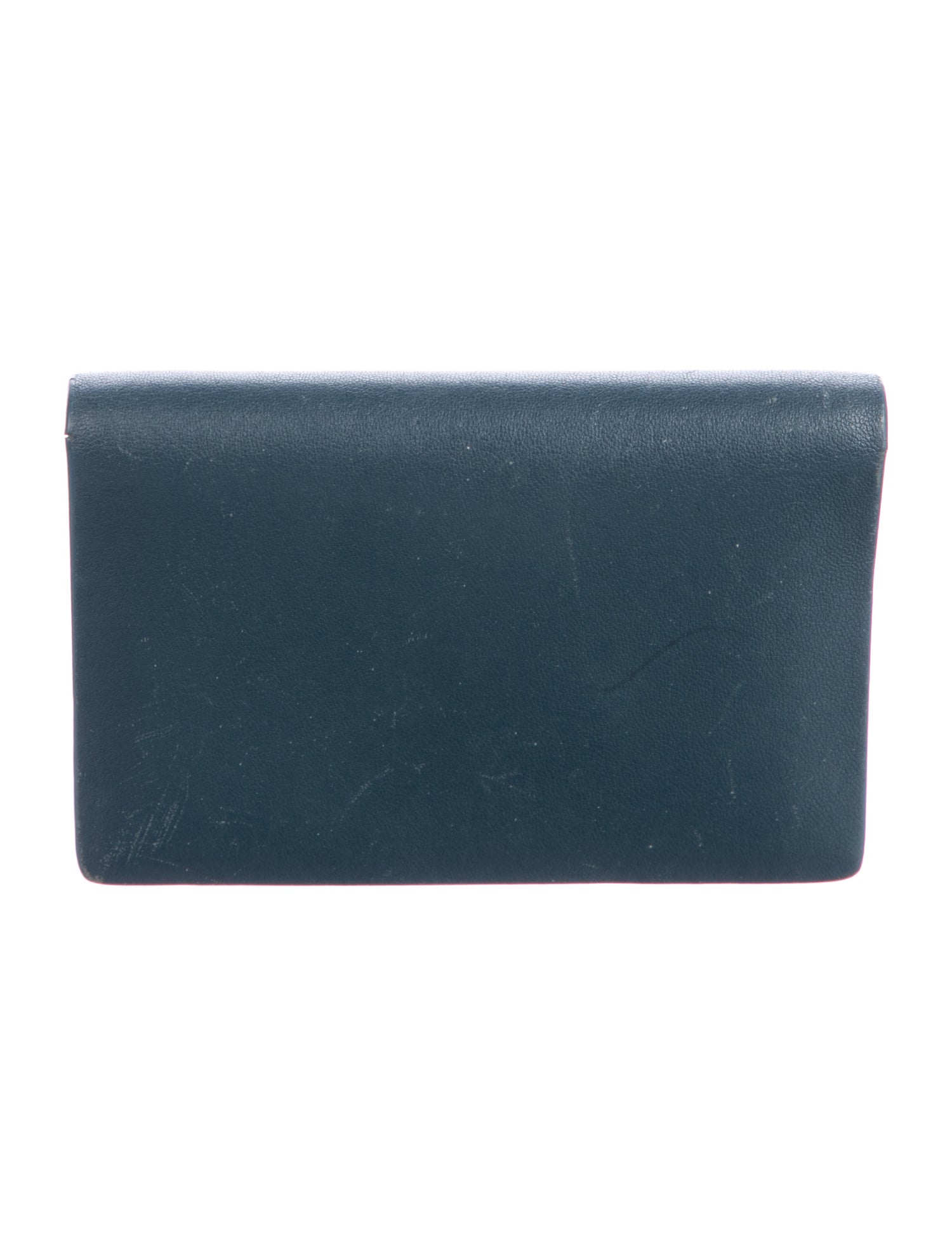 Smythson Leather Printed Bifold Wallet