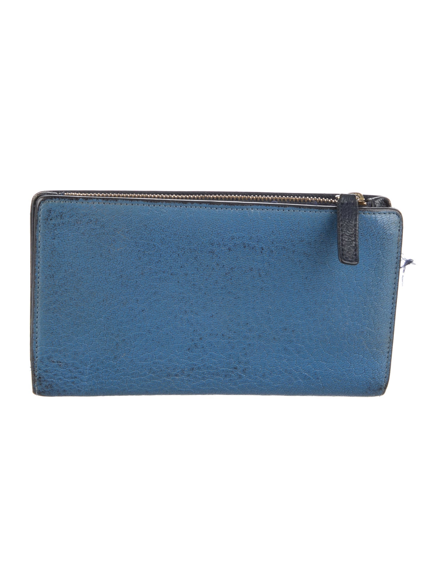 Smythson Embossed Leather Wallet