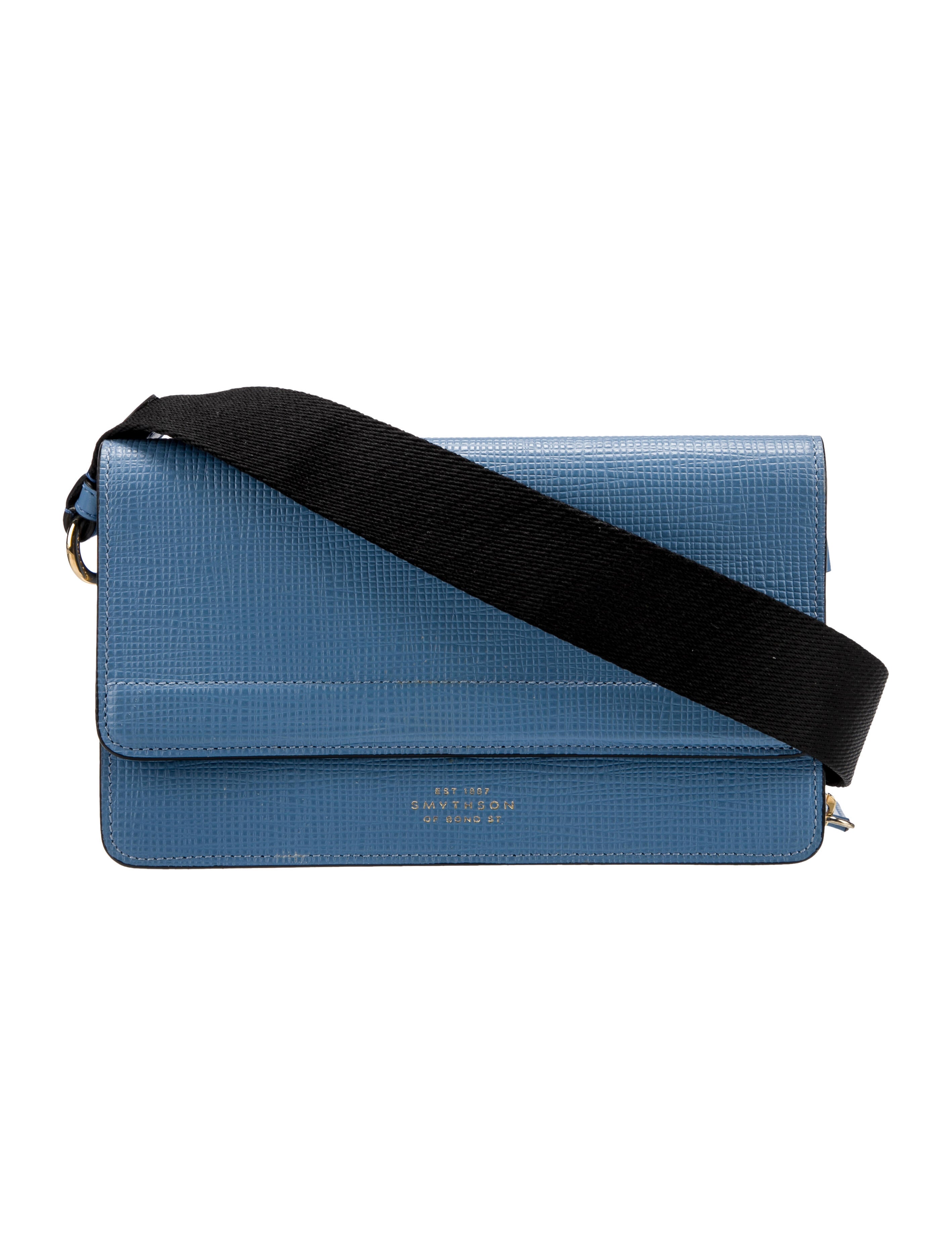 Smythson Leather Messenger Bag