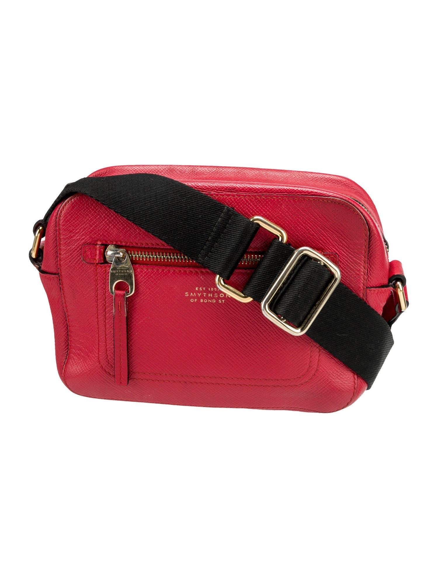 Smythson Leather Messenger Bag