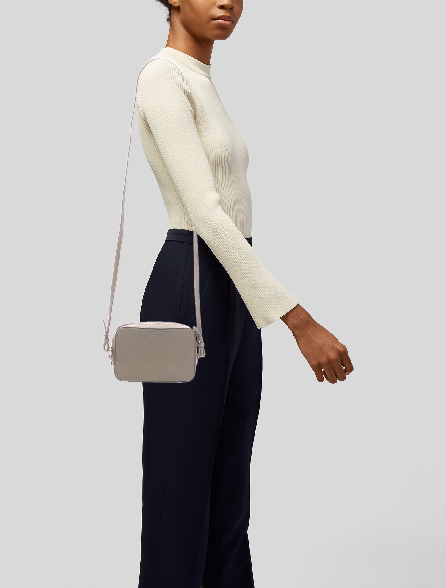 Smythson Leather Crossbody Bag