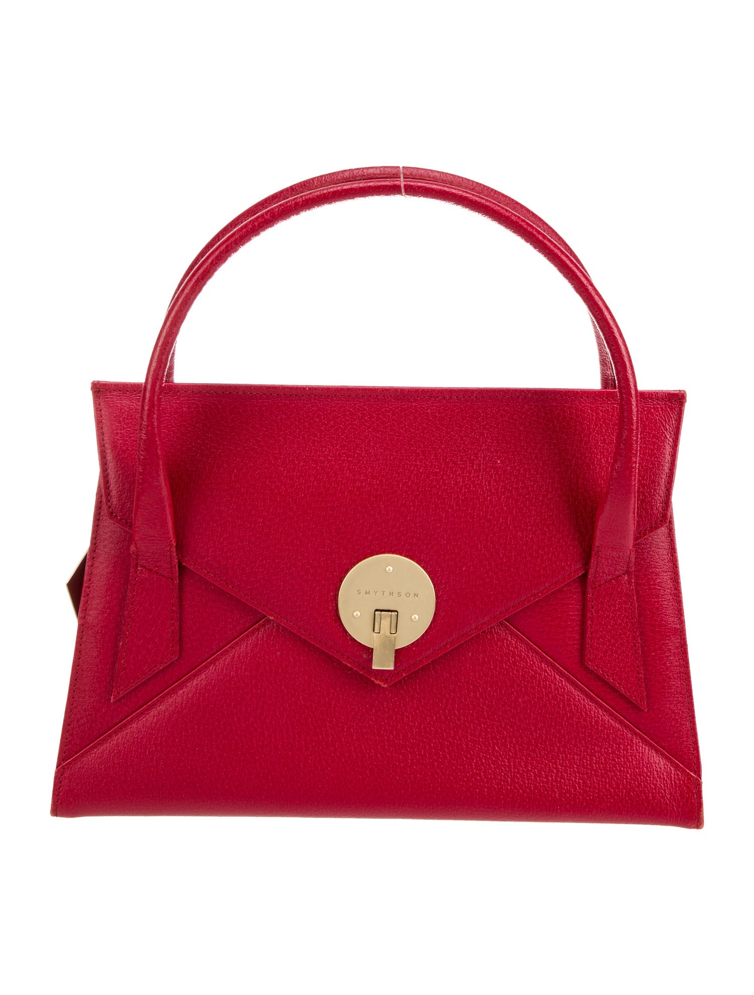 Smythson Leather Top Handle Bag