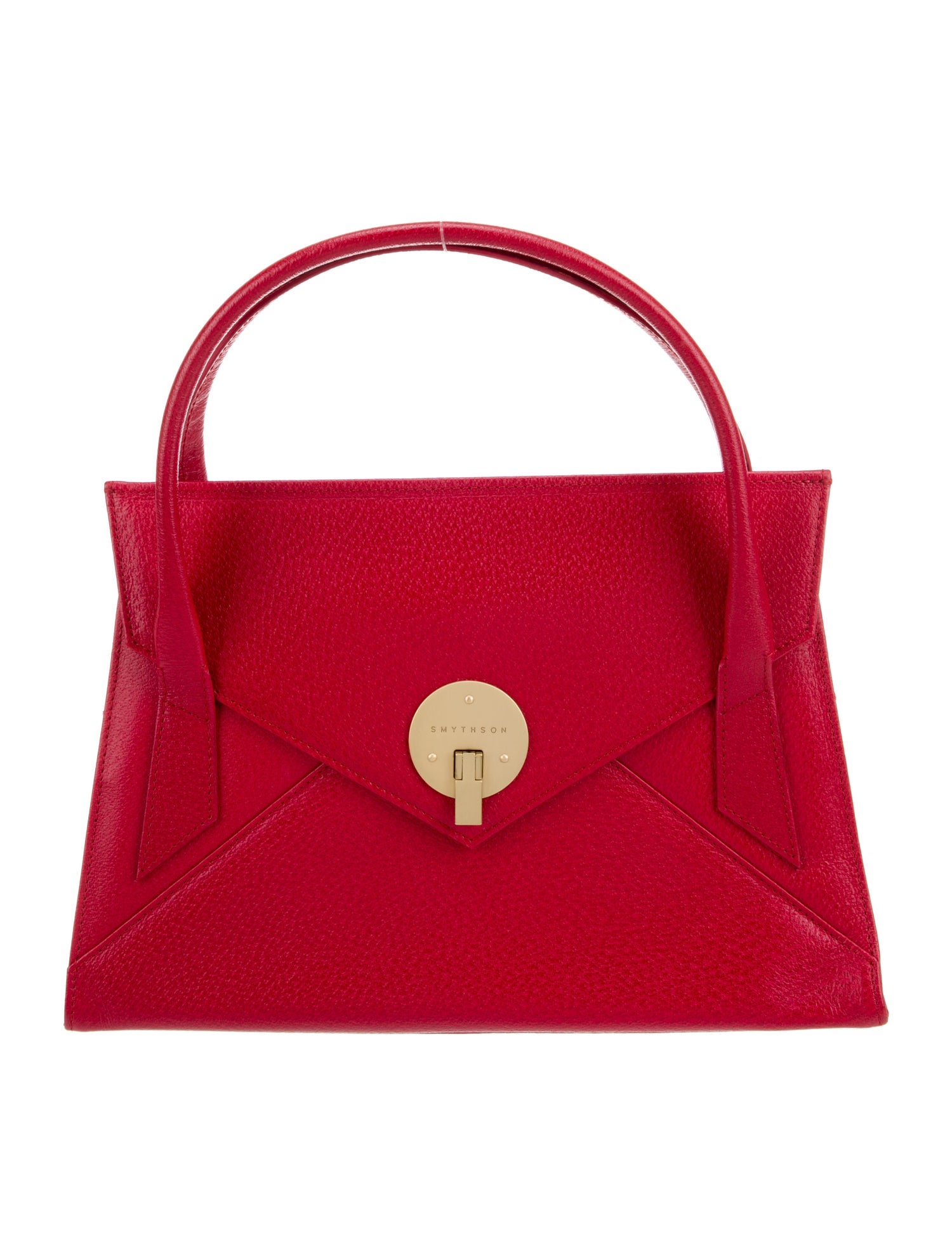 Smythson Leather Top Handle Bag