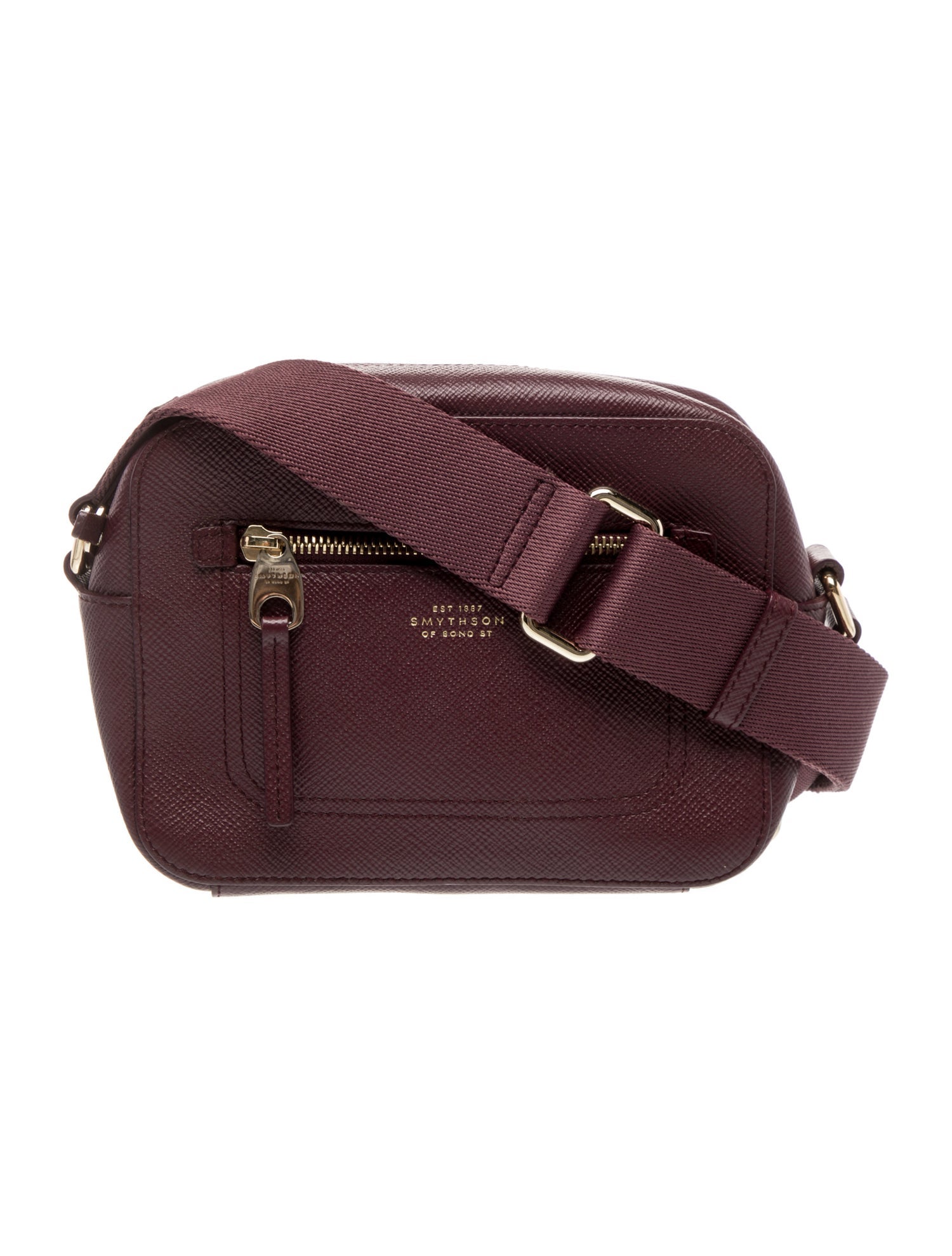 Smythson Leather Messenger Bag