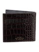 Smythson Alligator Bifold Wallet