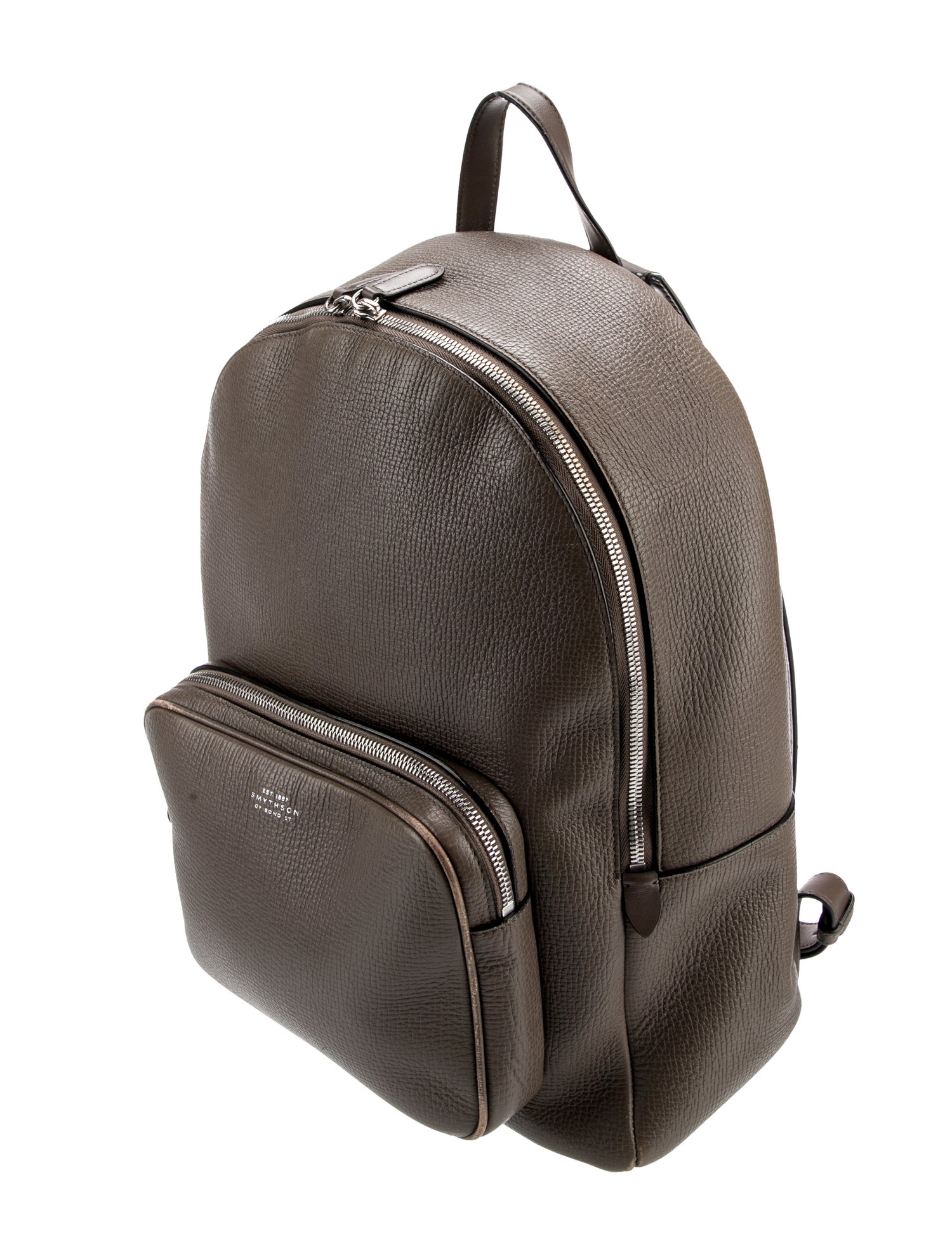 Smythson Leather Backpack