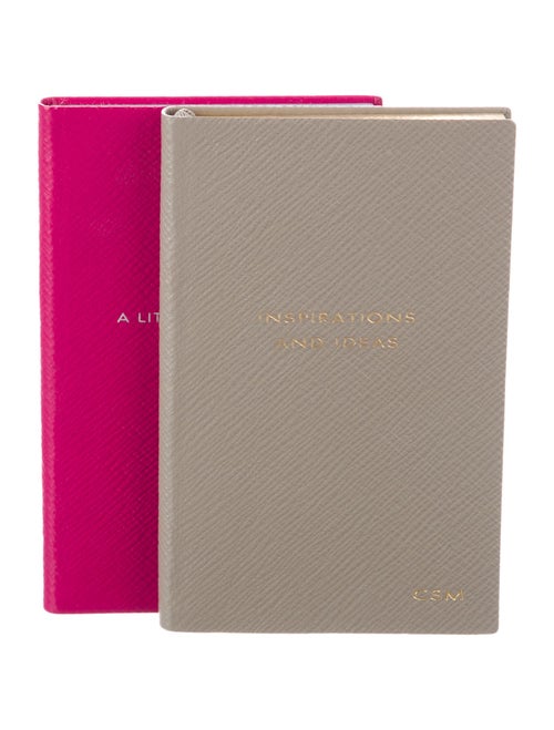 Smythson 2-Piece 'Inspirations and Ideas' & 'A Little Bit Squiffy' Notebook Set