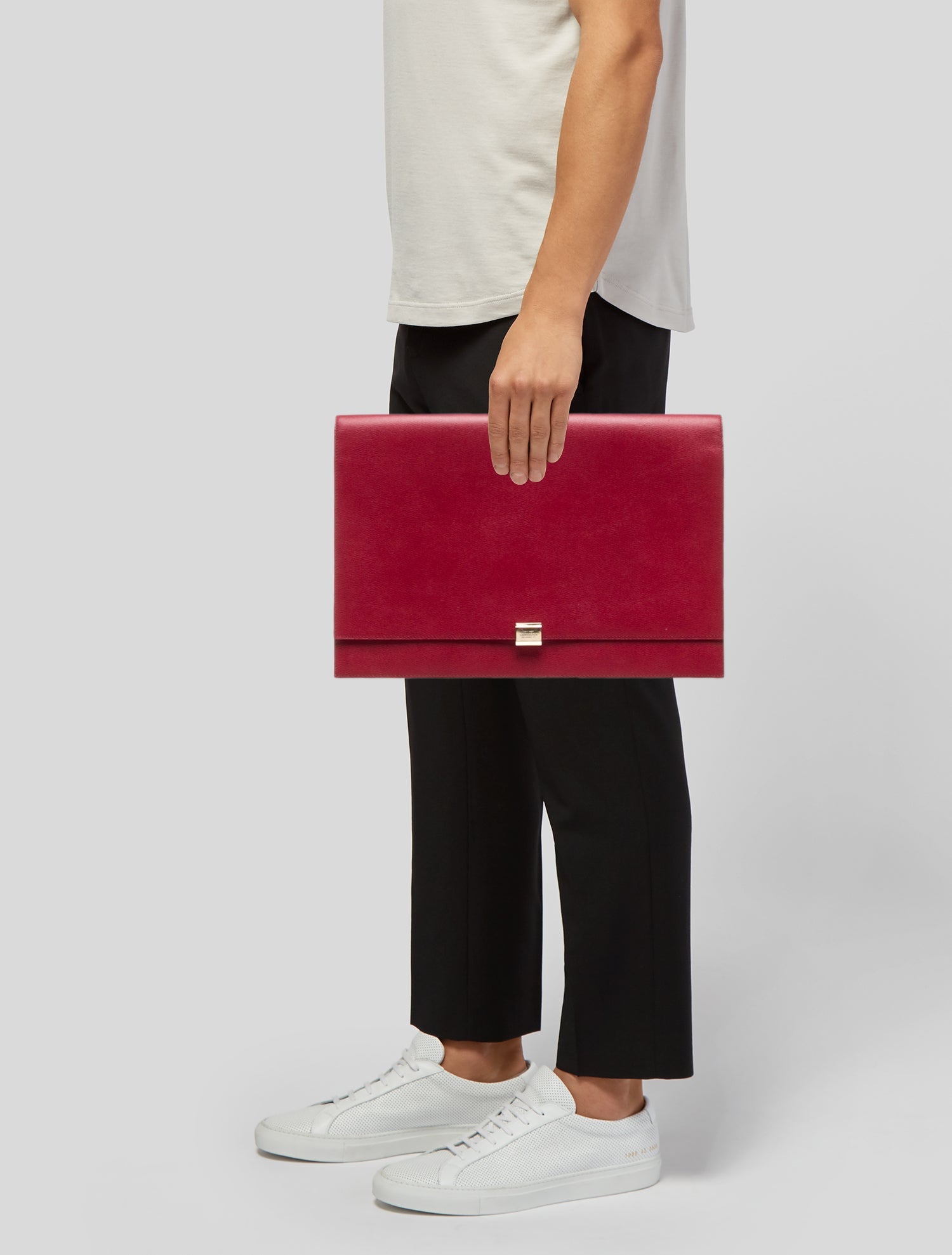 Smythson Leather Clutch