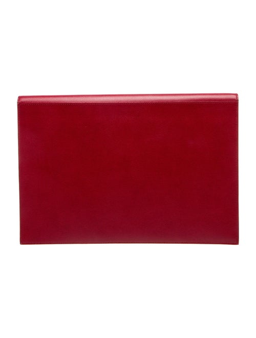 Smythson Leather Clutch