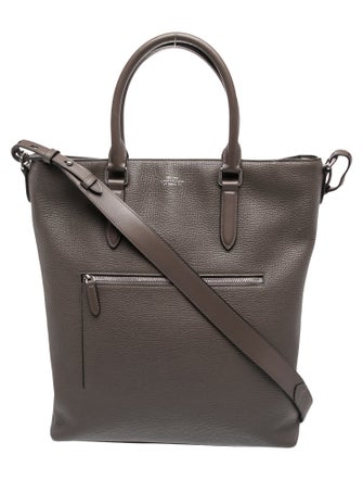 Smythson Leather Messenger Bag