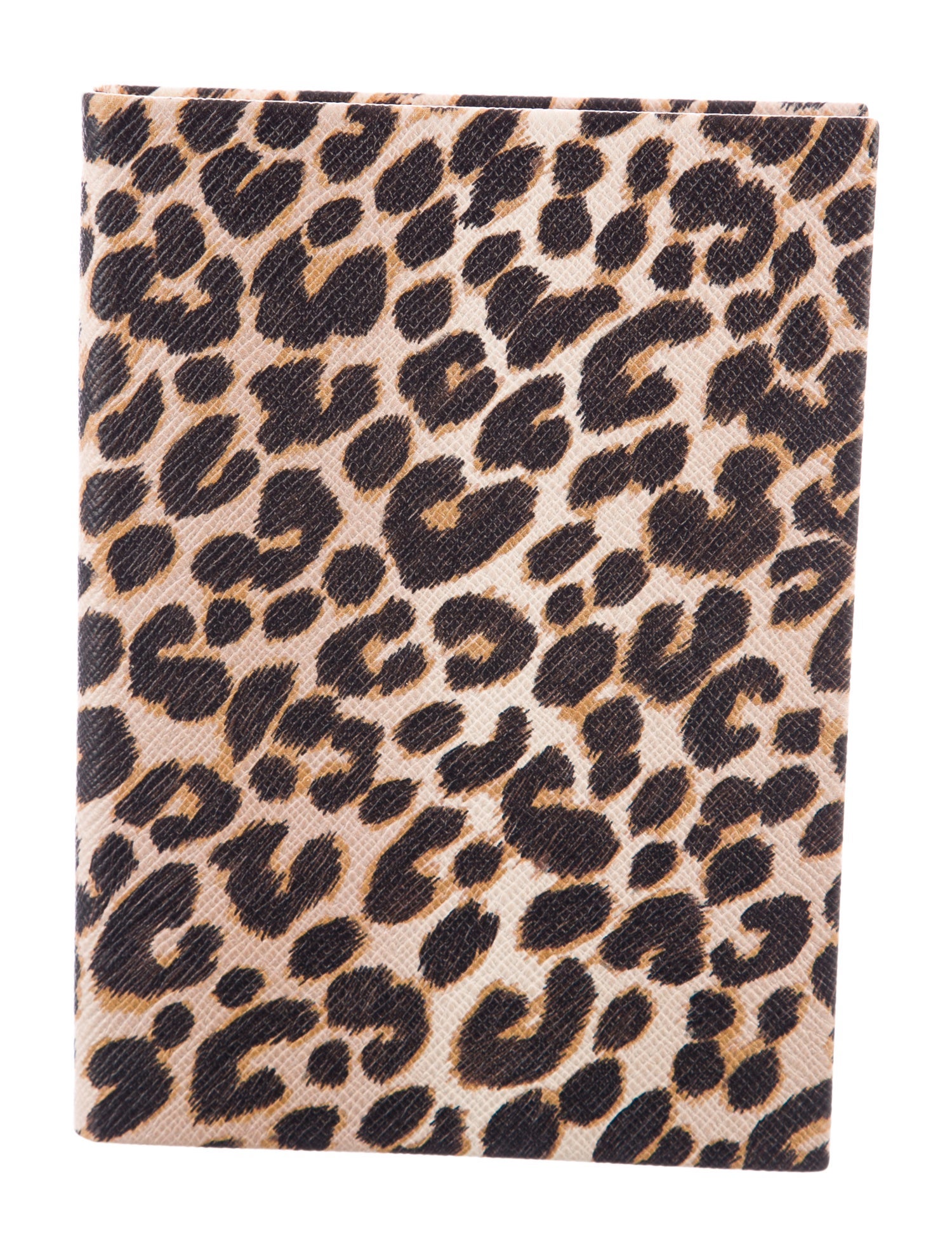 Smythson Cheetah Print Lined Notebook