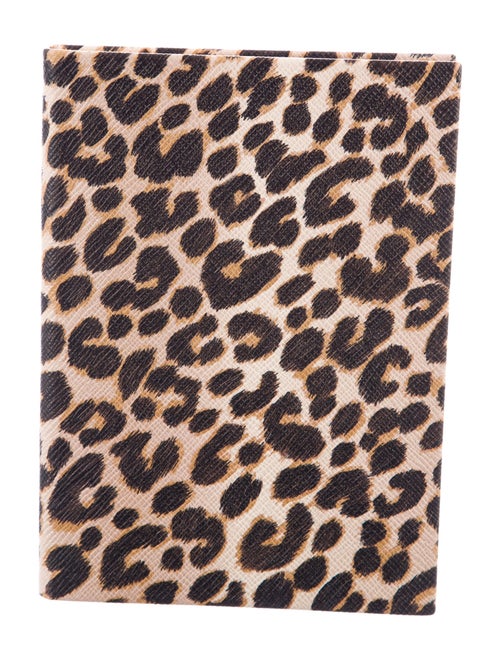 Smythson Cheetah Print Lined Notebook
