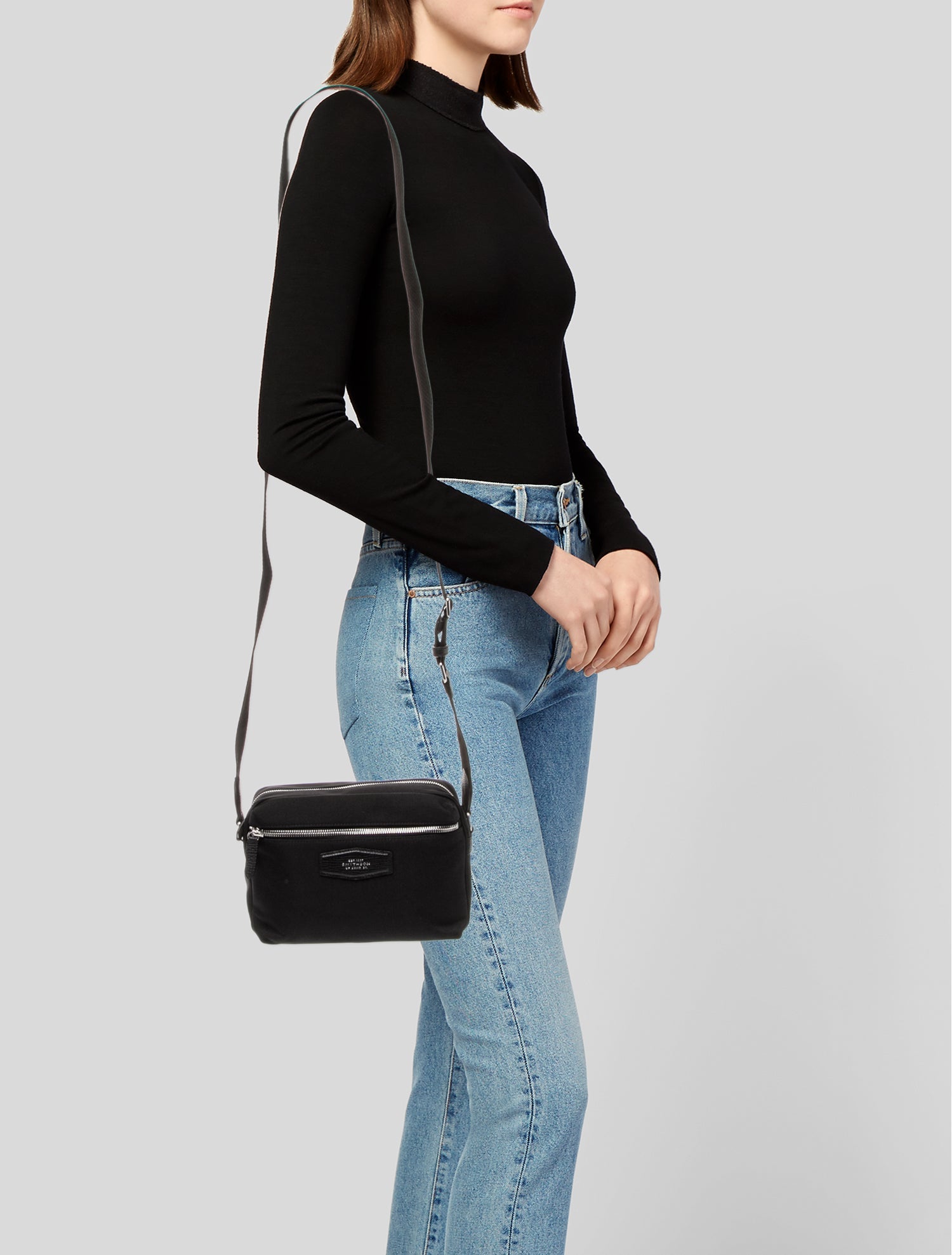 Smythson Nylon Messenger Bag