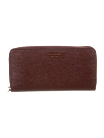Smythson Leather Continental Wallet