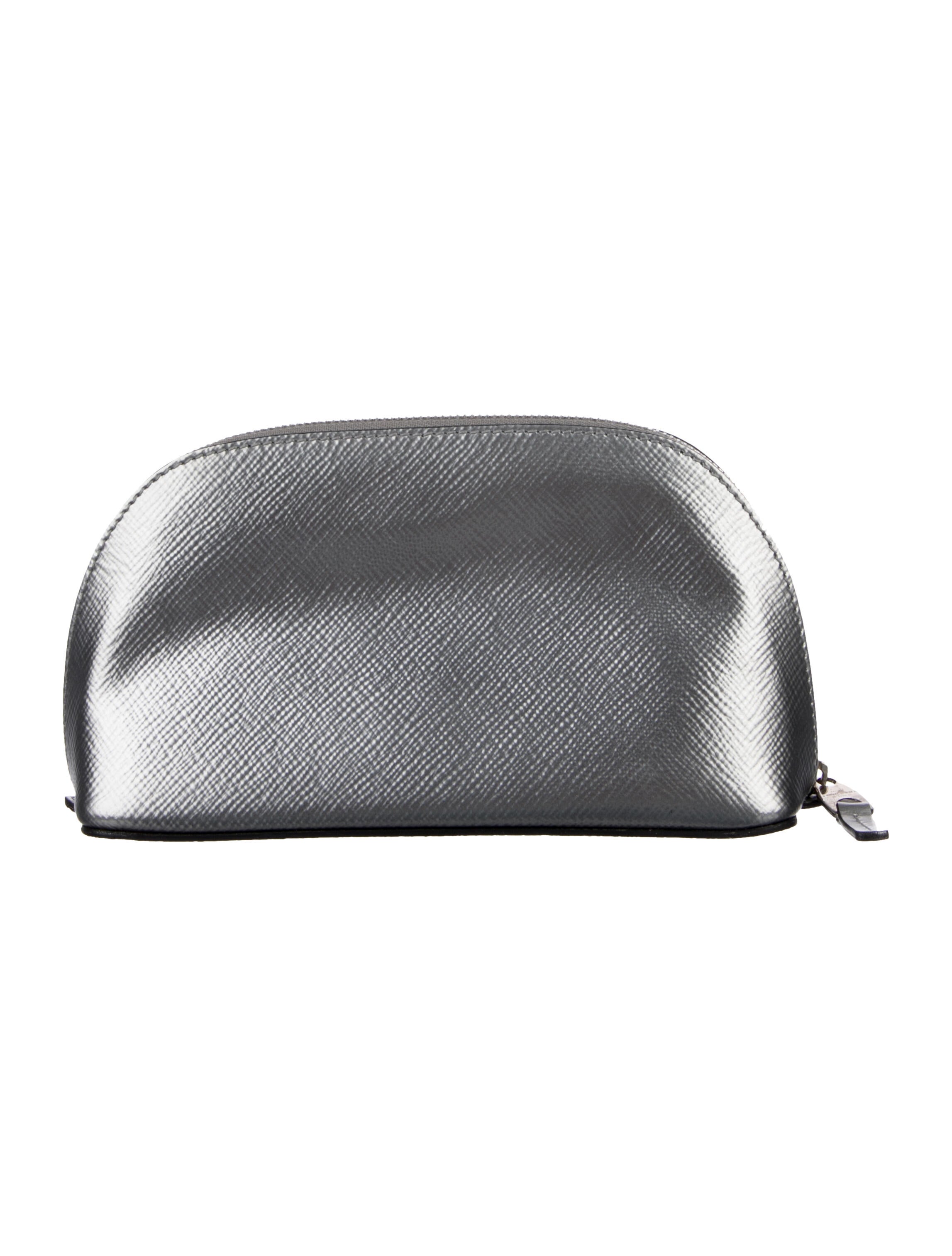 Smythson leather cosmetic bag