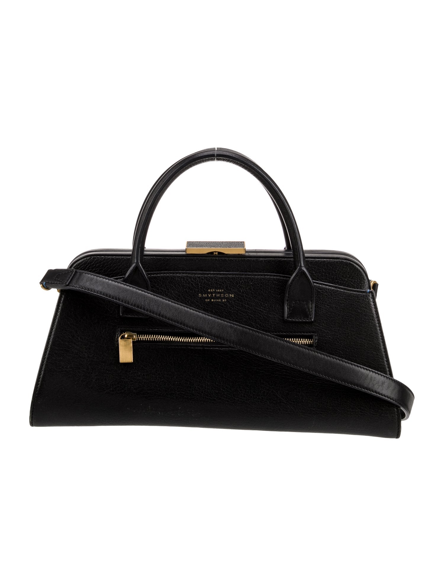 Smythson Leather Shoulder Bag