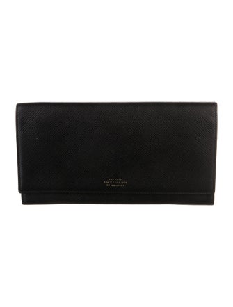Smythson Leather Continental Wallet