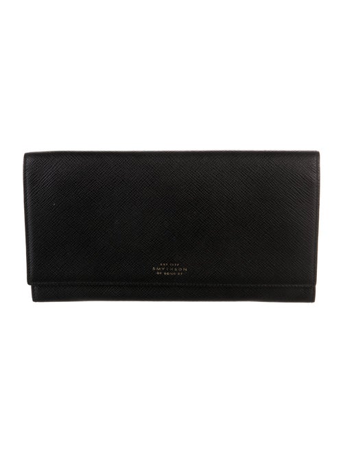 Smythson Leather Continental Wallet
