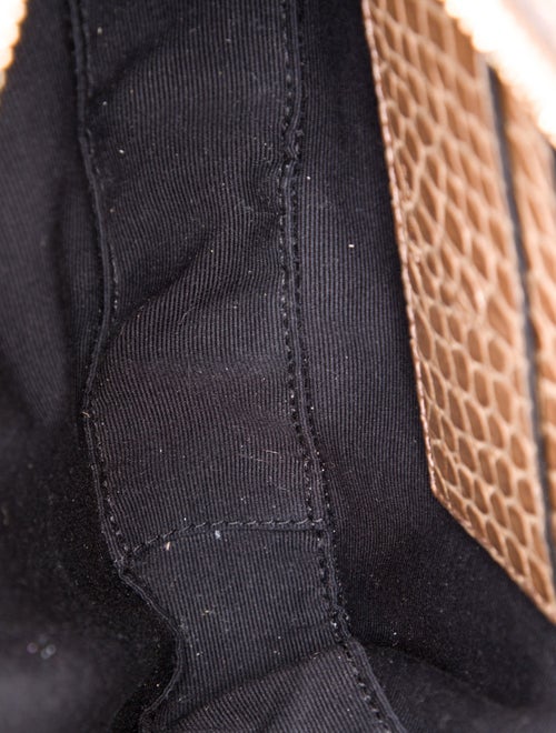 Smythson Embossed Leather Crossbody Bag