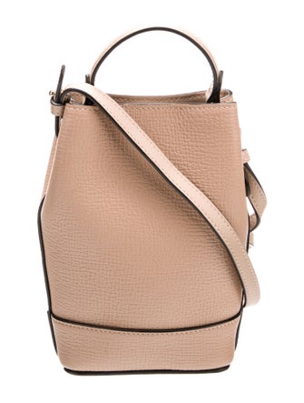 Smythson Leather Bucket Bag
