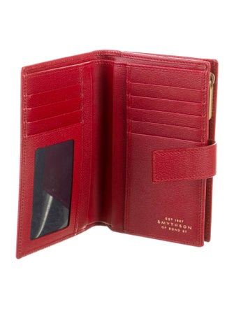 Smythson Leather Compact Wallet