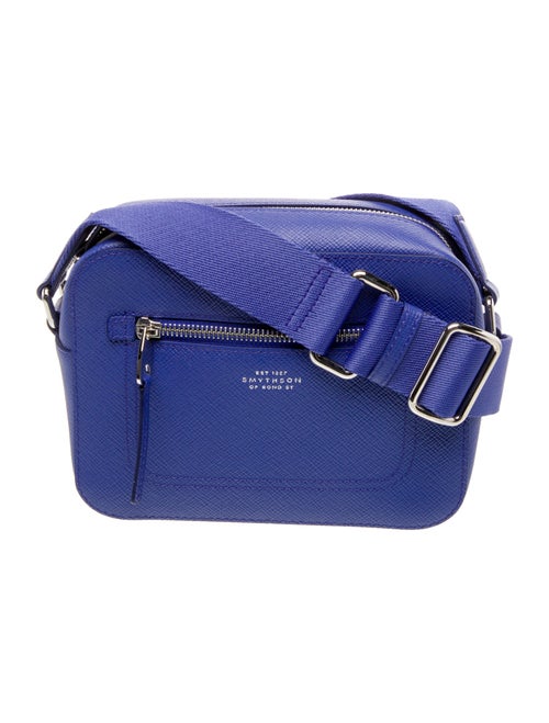 Smythson Leather Messenger Bag