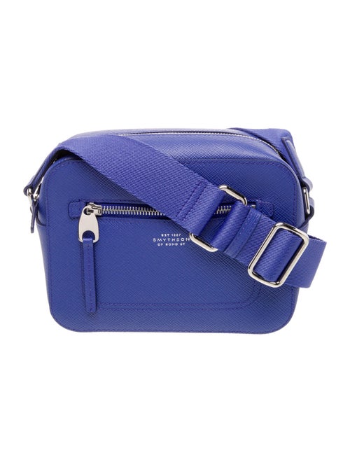 Smythson Leather Messenger Bag