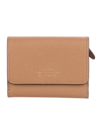 Smythson Leather Trifold Wallet