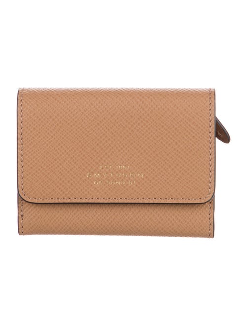 Smythson Leather Trifold Wallet