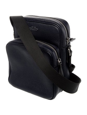 Smythson Leather Crossbody Bag
