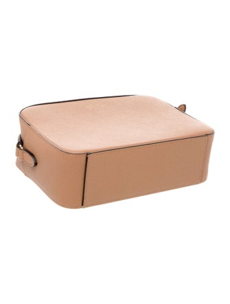 Smythson Saffiano Leather Crossbody Bag