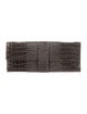 Smythson Embossed Leather Animal Print Wallet