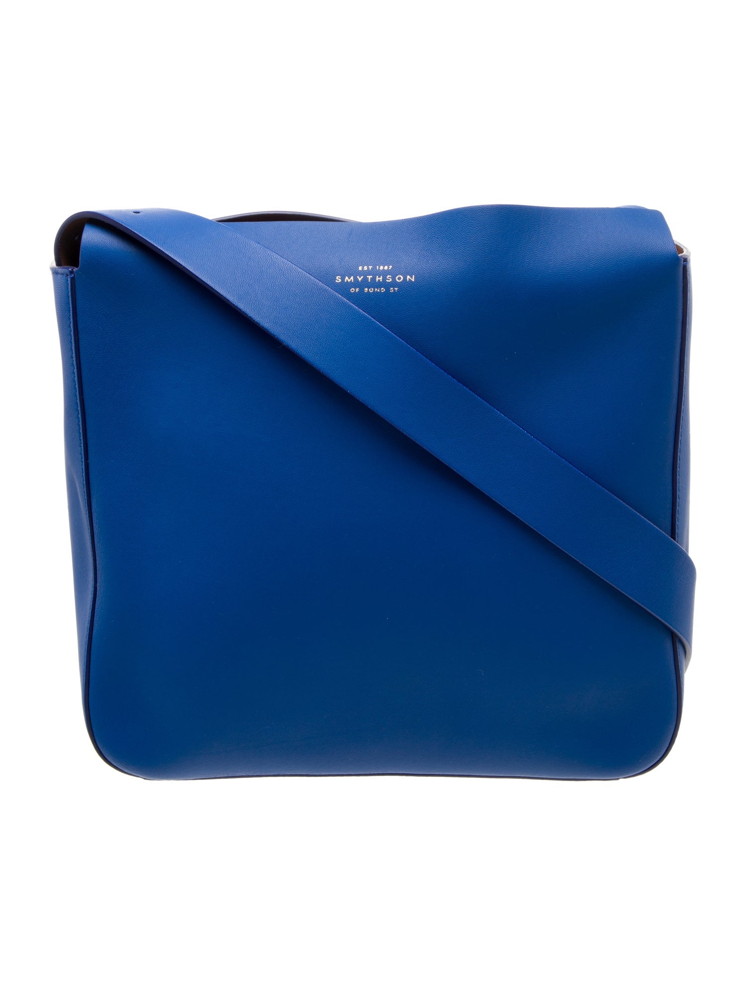 Smythson Leather Messenger Bag