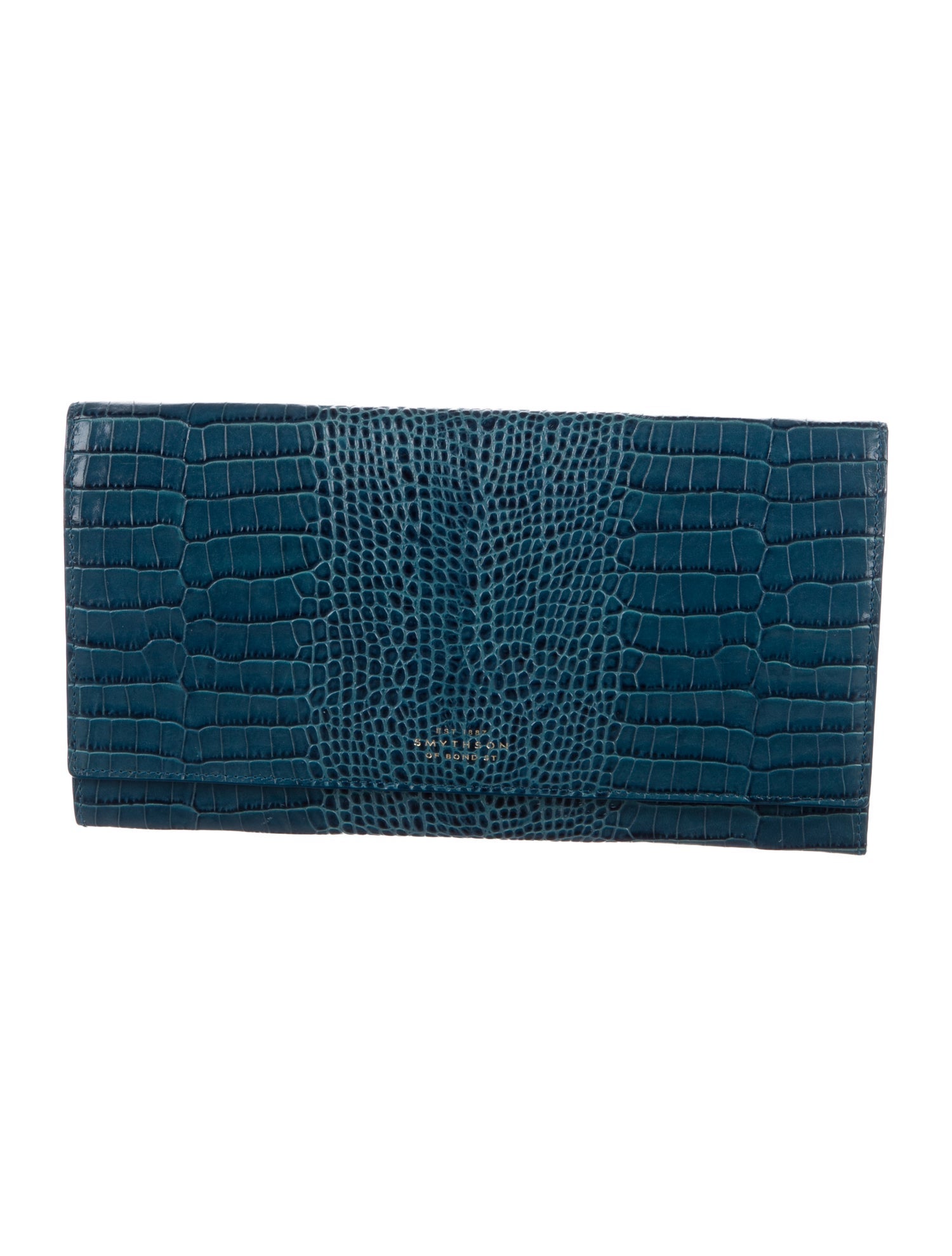 Smythson Embossed Leather Travel Case