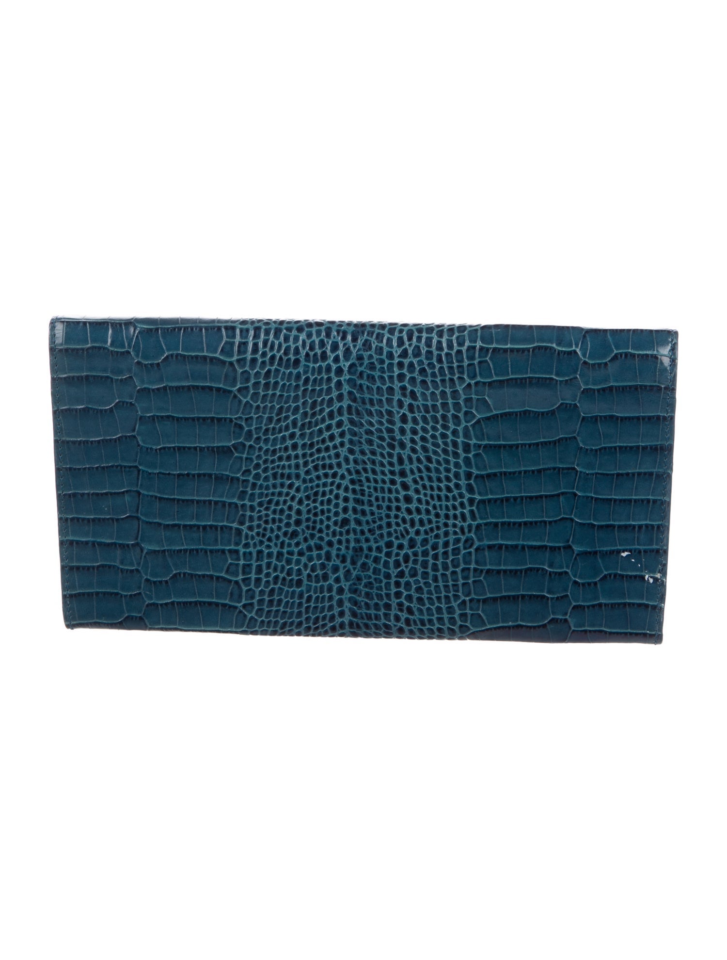 Smythson Embossed Leather Travel Case